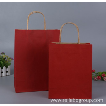 Customized take away fashion shopping kraft paper bags